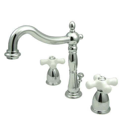 Kingston Brass Heritage Kingston Brass Widespread Bathroom Faucet with